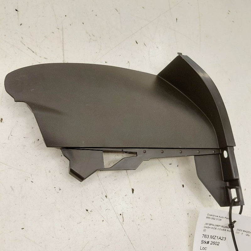 Mazda 3 Dash Side Cover Right Passenger Trim Panel  2023 2022 2021