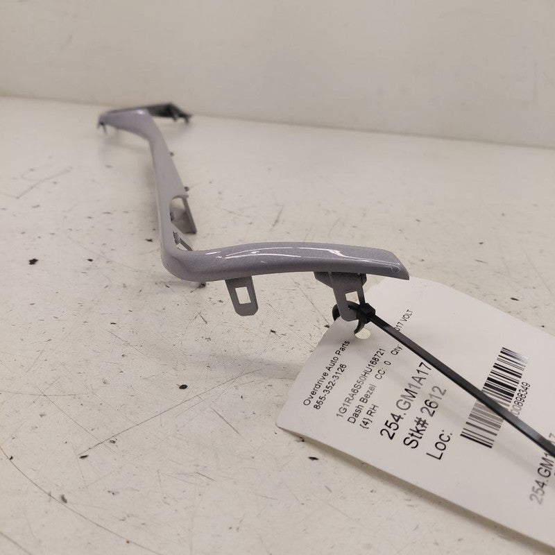 Chevy Volt Passenger Right Dash Bezel Trim 2016 2017 2018 2019