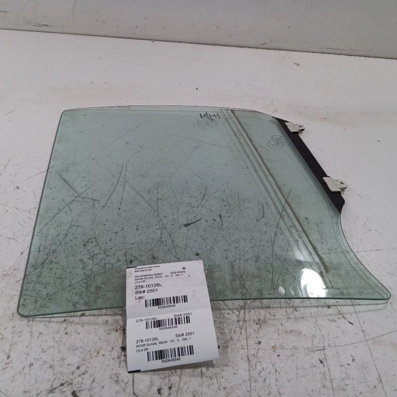 Left Rear Door Window Glass Fits 18-23 Nissan Kicks