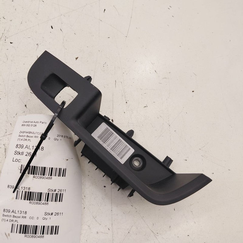 Alfa Romeo Stelvio Window Switch Bezel Trim Right Rear  2018 2019 2020