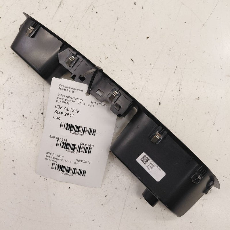 Alfa Romeo Stelvio Window Switch Bezel Trim Right Front 2018 2019 2020