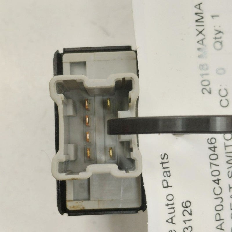 Nissan Maxima Heated Seat Switch  2018 2017 2016 OEM