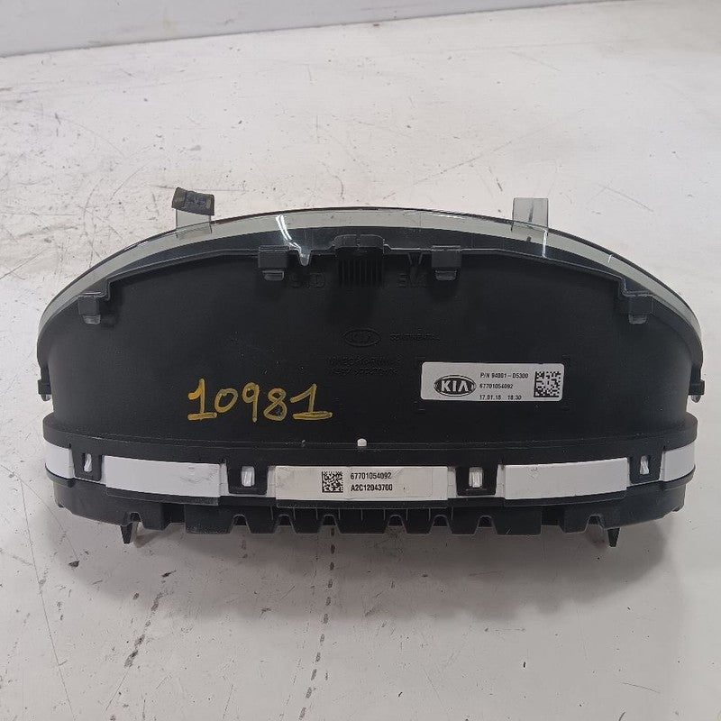 Speedometer Gauge Cluster MPH US Built VIN 5 1st Digit Fits 17-18 Kia 