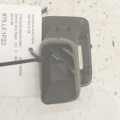 Lexus NX350 Defrost Vent Right Passenger Side  2022 2023 2024 2025