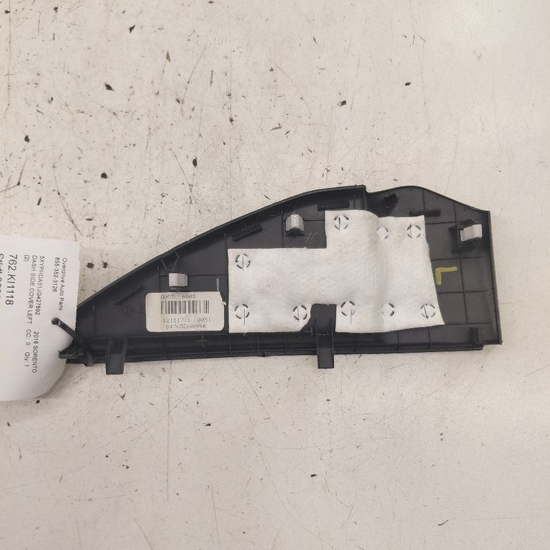 Kia Sorento Dash Side Cover Left Driver Trim Panel  2018 2017 2016