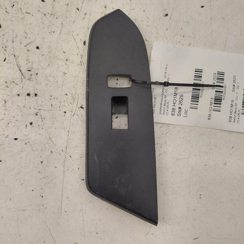 Honda CR-V Window Switch Bezel Trim Right Front 2019 2018 2017