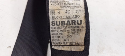 Subaru Legacy Seat Belt Strap Retractor Center Middle Rear Back 2006 2007 2008