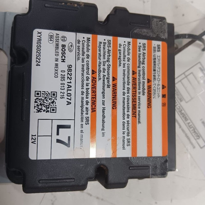 98221AL07A Control Module Wagon ID 98221AL07A 16-17 Subaru Legacy