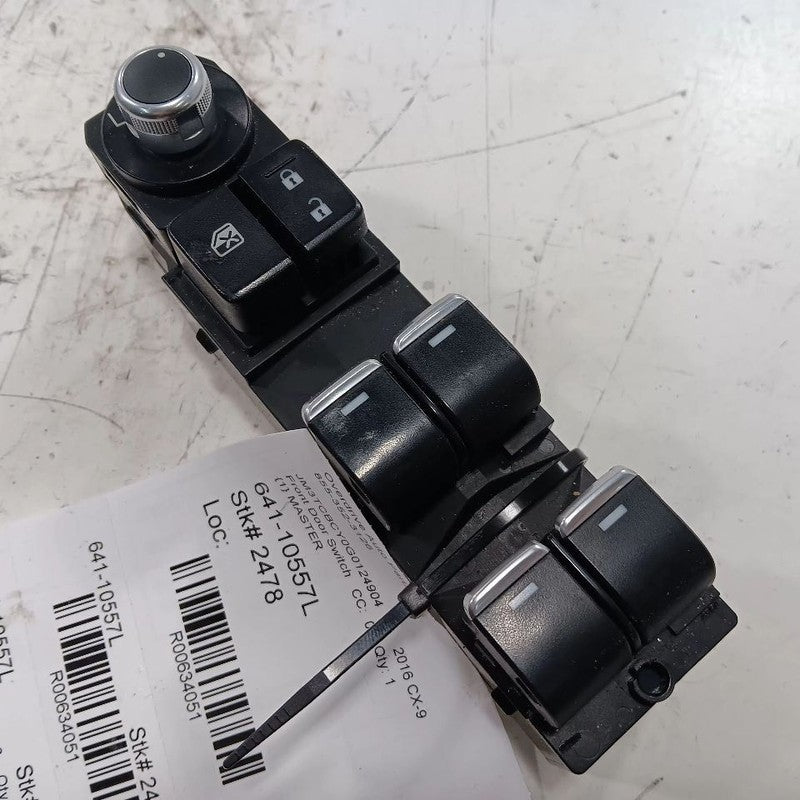 Driver's Left Front Door Master Switch Fits 16-17 Mazda CX-9 OEM
