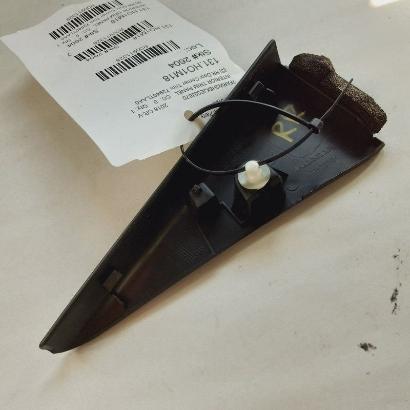 Honda CR-V Passenger Right Rear Door Corner Trim {72940TLAA0} 2017 201
