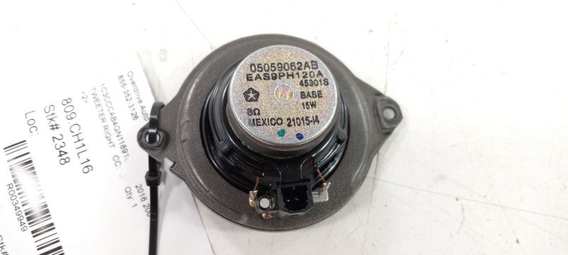 Chrysler 200 Tweeter Right Passenger Tweeter Speaker 2015 2016 2017