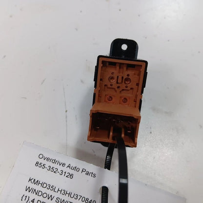 Hyundai Elantra Window Switch Power Left Rear  2017 2016 2015 2014 2013