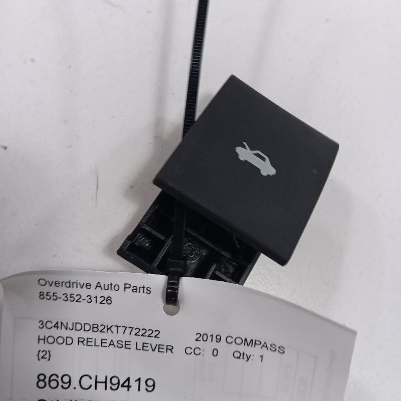 Jeep Compass Hood Latch Release Handle Lever Switch  2018 2019 2020 20