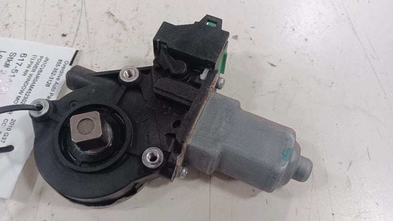 80731JK00C Left Power Window Motor Rear 4 Door Sedan Fits 09-13 INFINITI G37