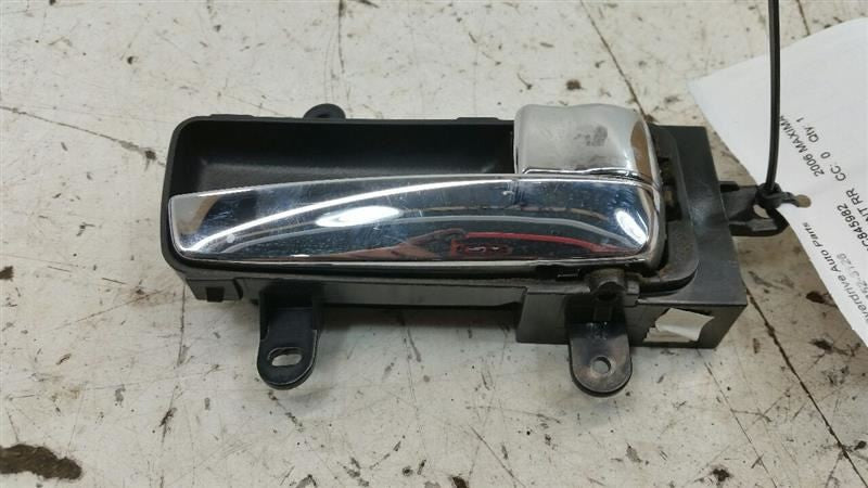 Nissan Maxima Door Handle Right Passenger Rear Interior Inside Inner 2006 2007