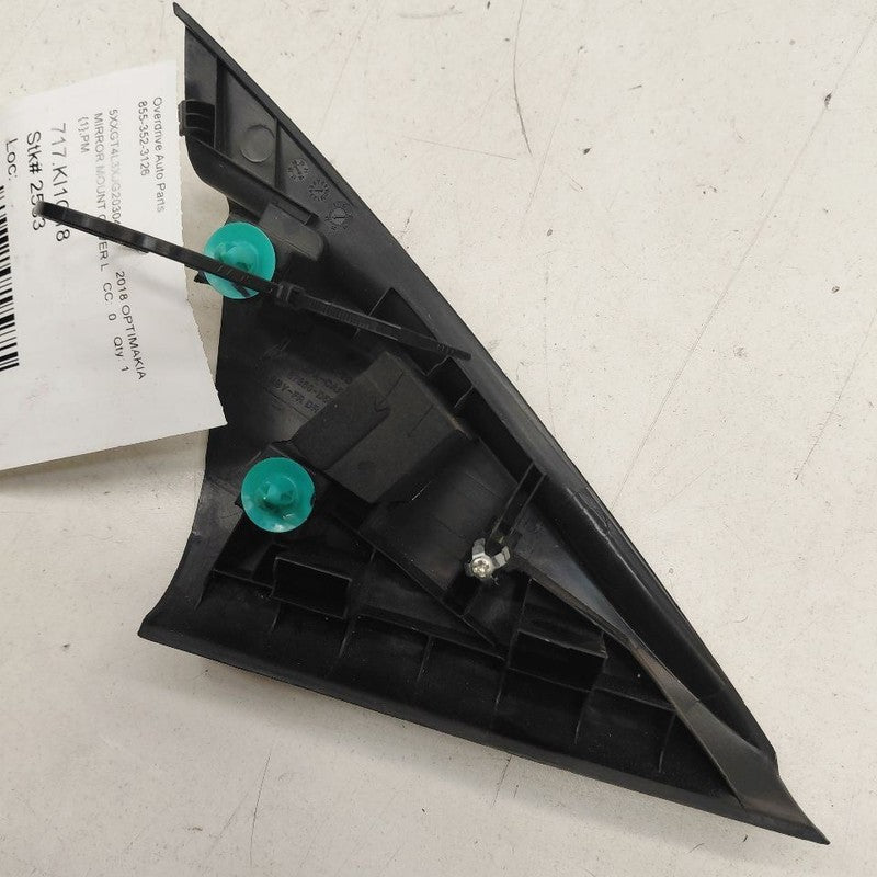 Kia Optima Mirror Mount Cover Door Trim Left Driver  2018 2017 2016 OE