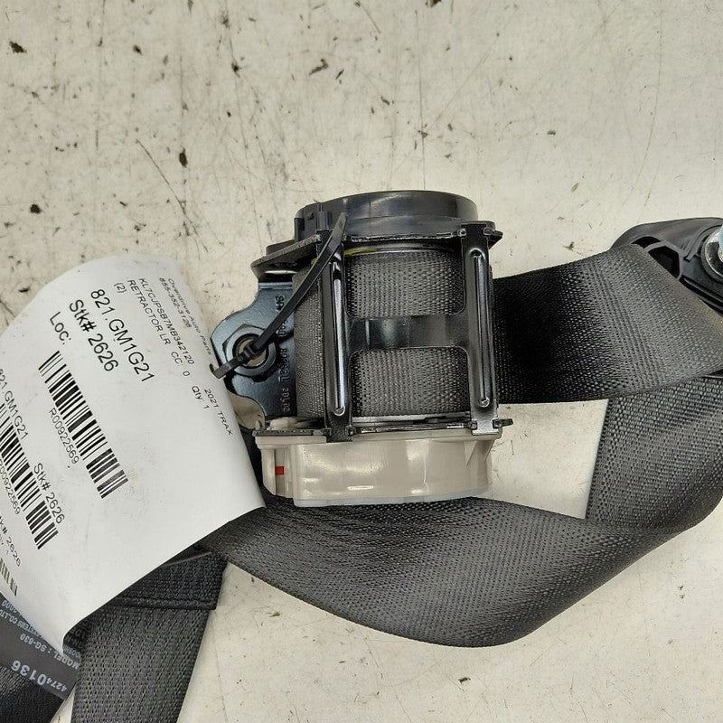 Chevy Trax Seat Belt Strap Retractor Left Driver Rear Back  2022 2021