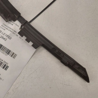 Lexus NX350 Door Glass Window Weather Strip Trim Rear Right Passenger 