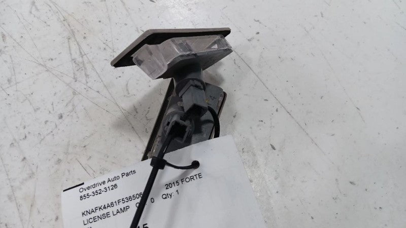 Kia Forte License Plate Light Lamp  2014 2015 2016