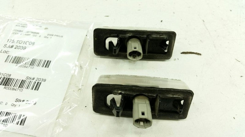 2008 Toyota Prius License Plate Light Lamp 2005 2006 2007