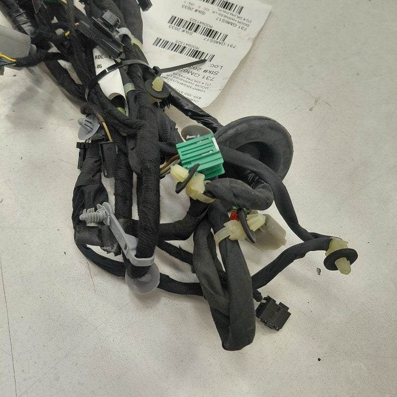 Cadillac CT6 Door Harness Wire Wiring Left Driver Rear  2018 2017 2016