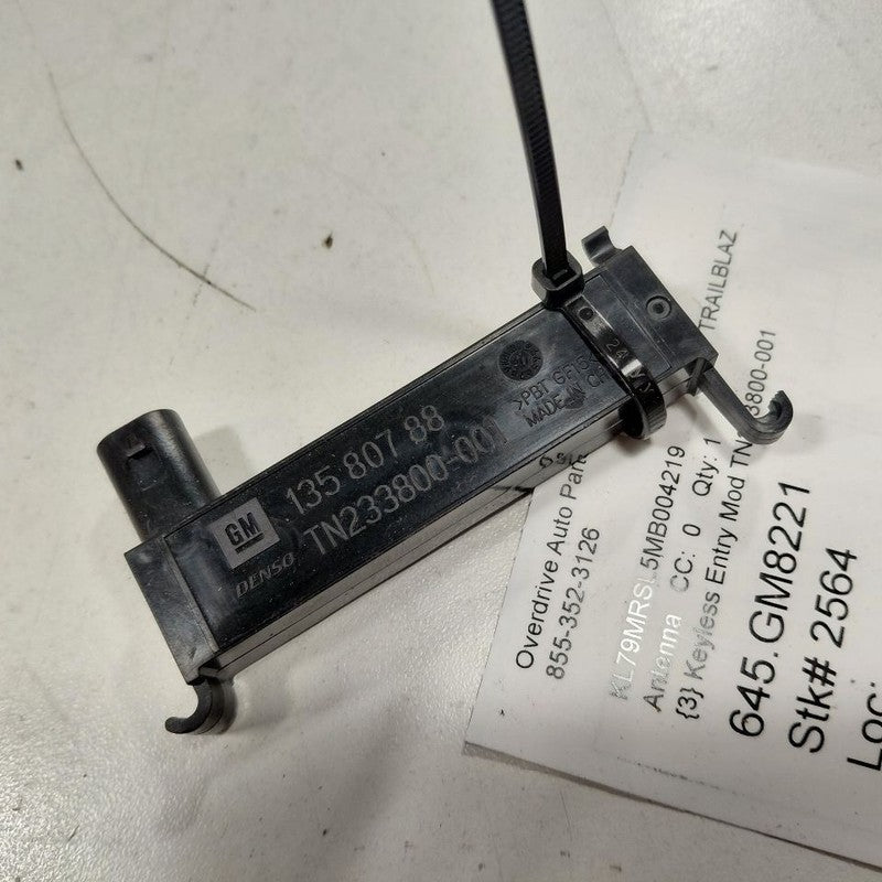 Chevy Trailblazer Keyless Entry Antenna Module {TN233800-001} 2021 2022 2023