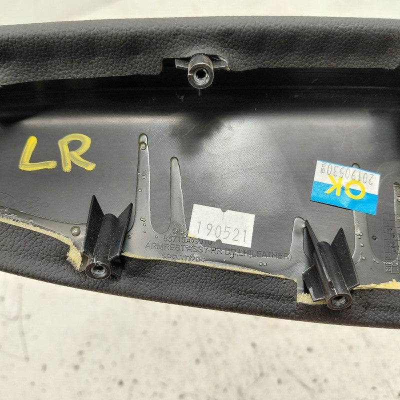 Kia Sportage Left Rear Door Arm Rest  2020 2021 2022