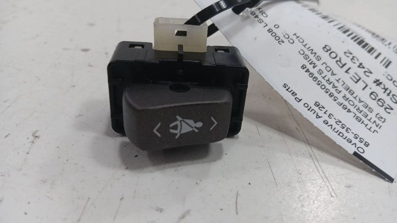 Lexus LS460 Seatbelt Adjust Switch 2007 2008 2009 OEM