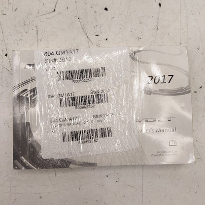 2017 Chevy Volt Owners Manual