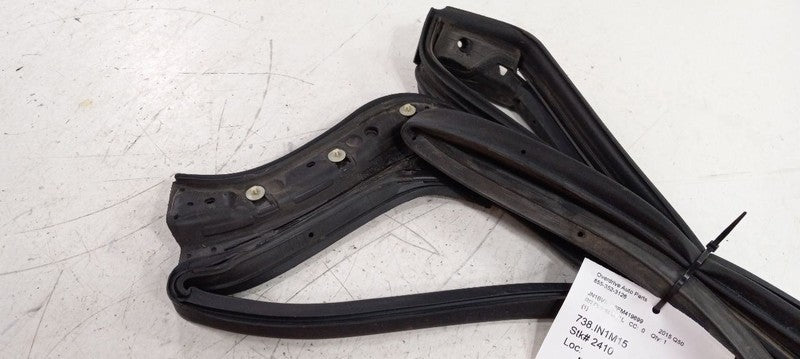 Infiniti Q50 On Door Seal Rubber Right Passenger Rear Back 2014 2015 2016
