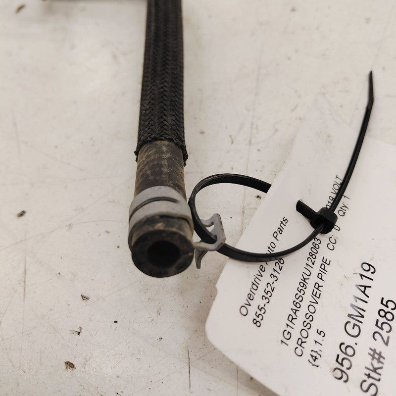 Chevy Volt Coolant Line Crossover Pipe  1.5 2019 2018 2017 2016 OEM
