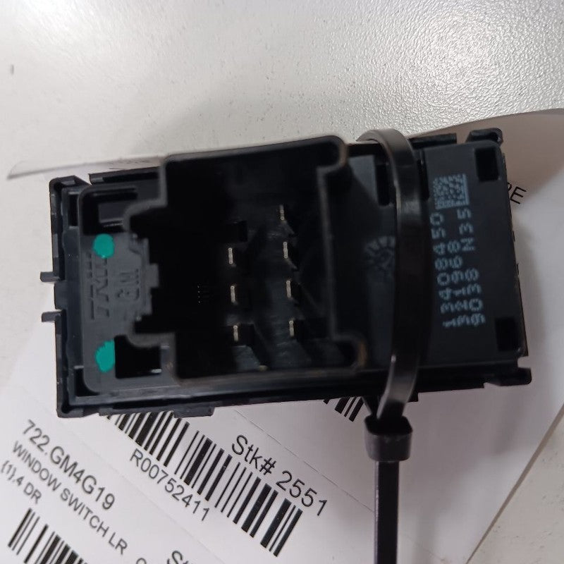 Buick Encore Window Switch Power Left Driver Rear  2019 2018 2017 OEM