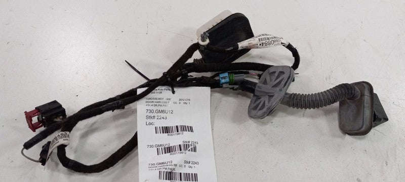 Cadillac CTS Door Harness Wire Wiring Right Passenger Rear 2010 2011 2012 2013 2