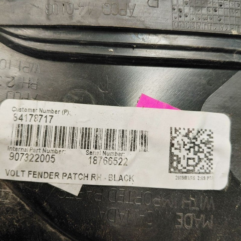 Chevy Volt Fender Moulding Molding Trim Strip  2019 2018 2017 2016 OEM