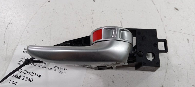 Dodge Dart Door Handle Right Passenger Front Interior Inside 2013 2014