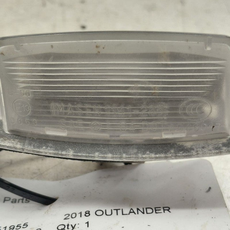 Mitsubishi Outlander   License Plate Light Lamp  2018 2017 2016