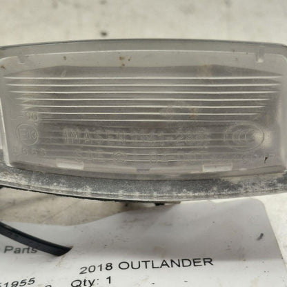 Mitsubishi Outlander   License Plate Light Lamp  2018 2017 2016