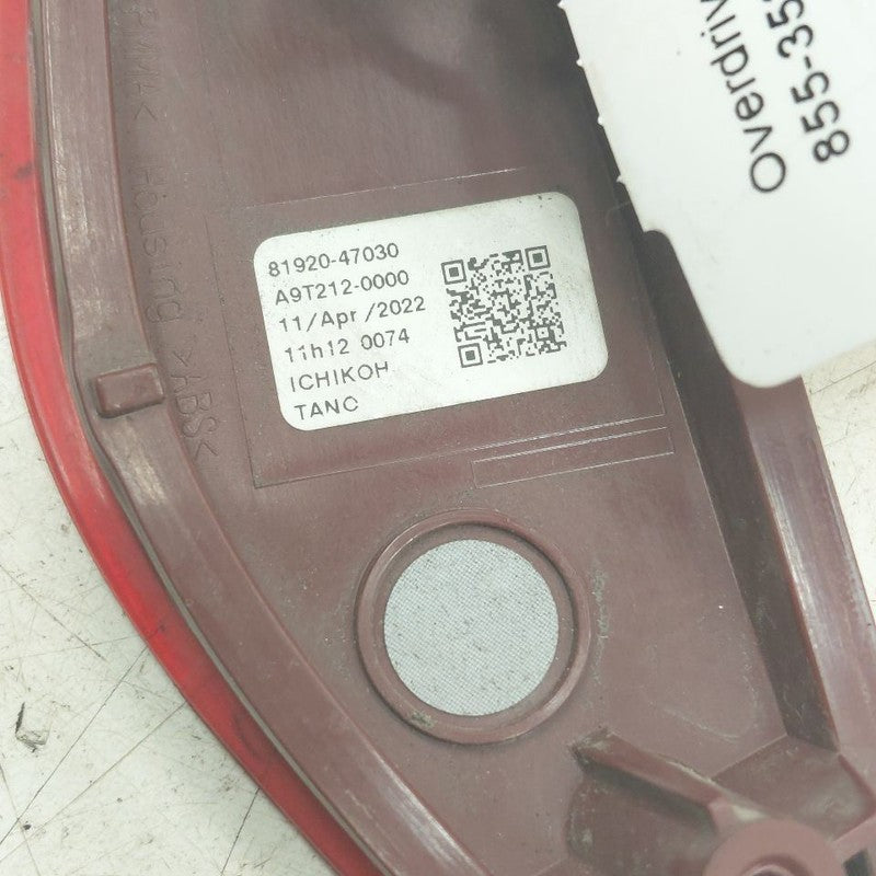 Toyota Prius Left Rear Side Reflector 2022 2021 2020