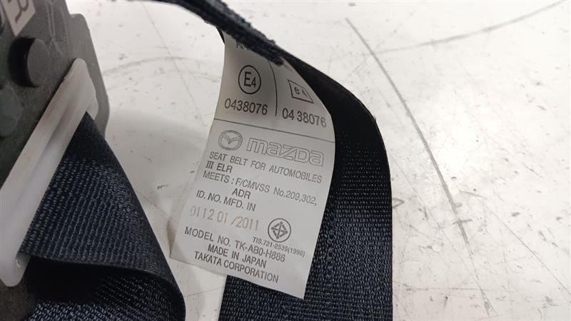 Mazda 3 Seat Belt Strap Retractor Right Passenger Rear Back 2010 2011 