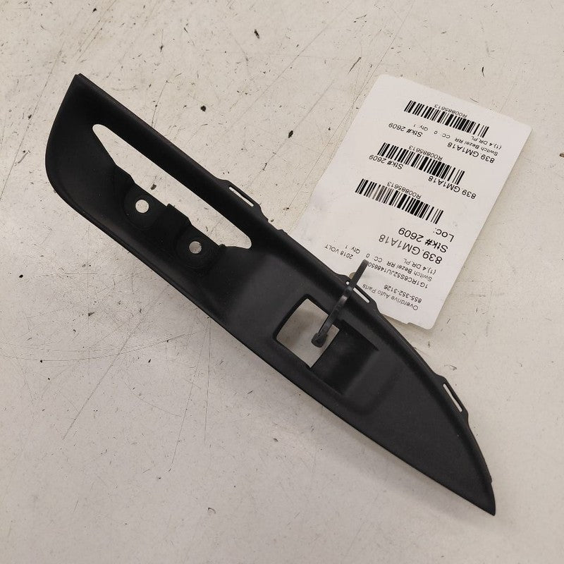 Chevy Volt Window Switch Bezel Trim Right Rear  2019 2018 2017 2016