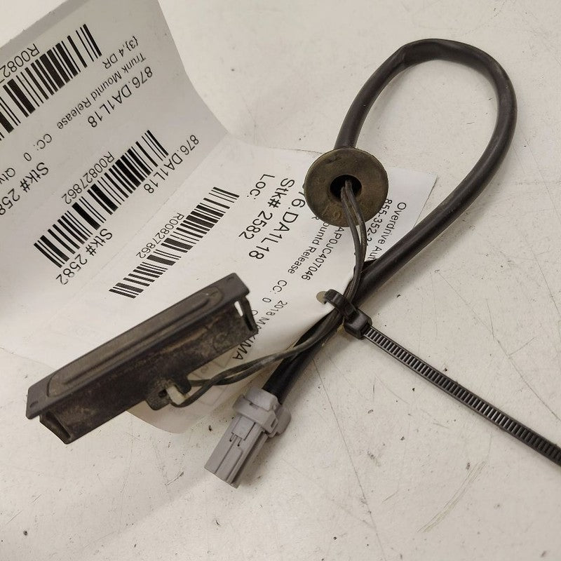 Nissan Maxima Trunk Release Open Button  2018 2017 2016 OEM