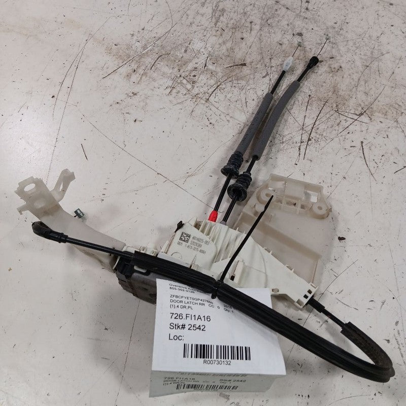 Fiat 500 Door Latch Lock Right Passenger Rear  2016 2017 OEM