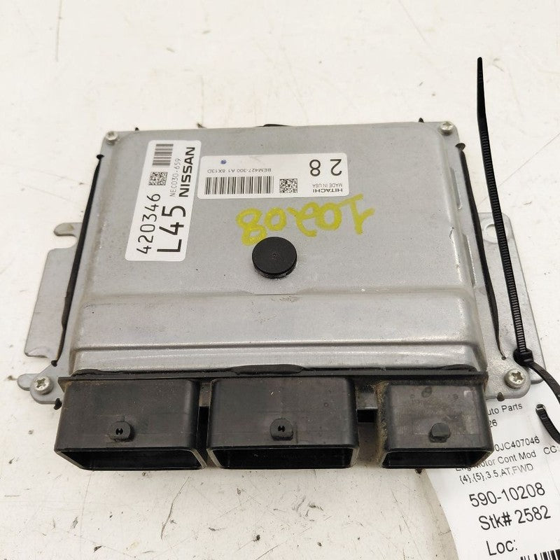 Engine ECM Electronic Control Module Automatic CVT 18-20 Nissan Maxima