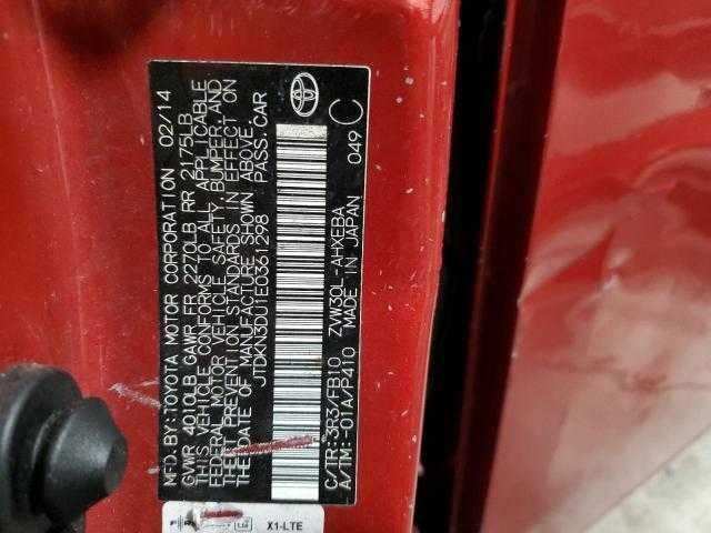 6810347051 Right Rear Door Glass Window Prius VIN Du Fits 10-15 PRIUS