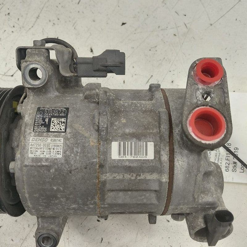 2018 Fiat 500 X 2.4 Model Air Conditioning AC Compressor