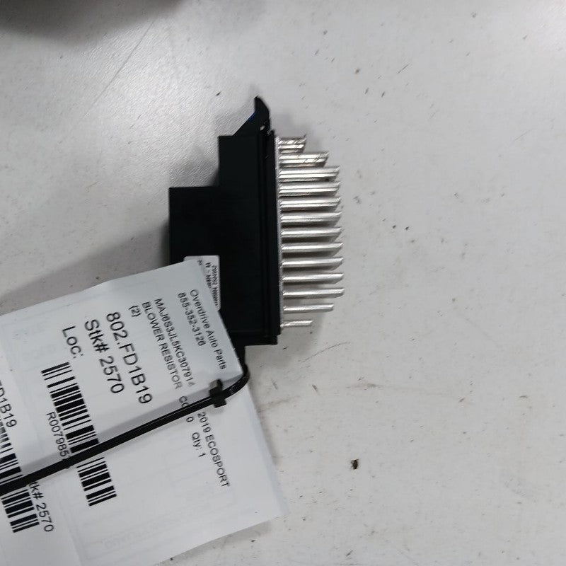 Ford Ecosport Blower Resistor Fan Motor Speed Resistor  2018 2019 2020