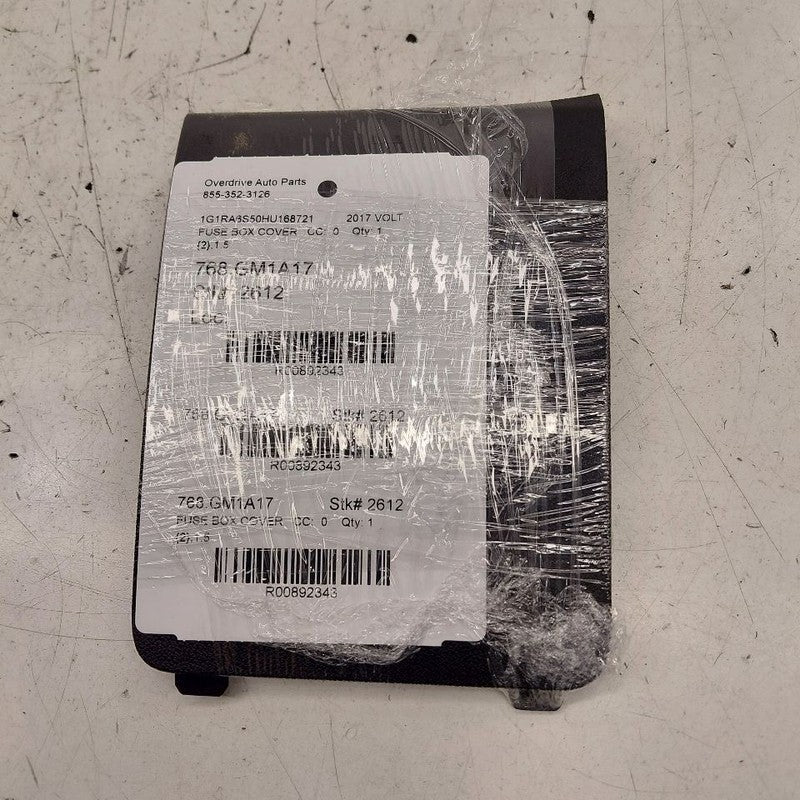 Chevy Volt Fuse Box Cover 2016 2017 2018 2019