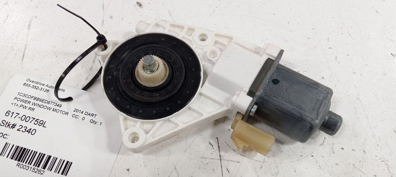 Left Power Window Motor Rear Fits 13-16 Dodge Dart