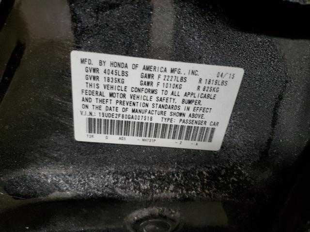 Acura ILX Arm Rest Release Open Switch Button 2016 2017 2018