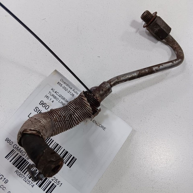 Buick Encore 1.4 Super Turbo Charger Oil Line Hose Tube  2019 2018 2017